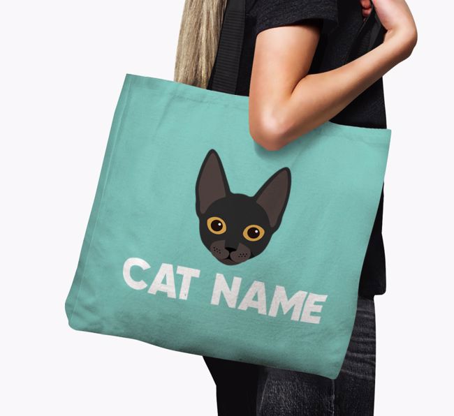 '{breedFullName} Icon & Name' - Personalized Canvas Bag